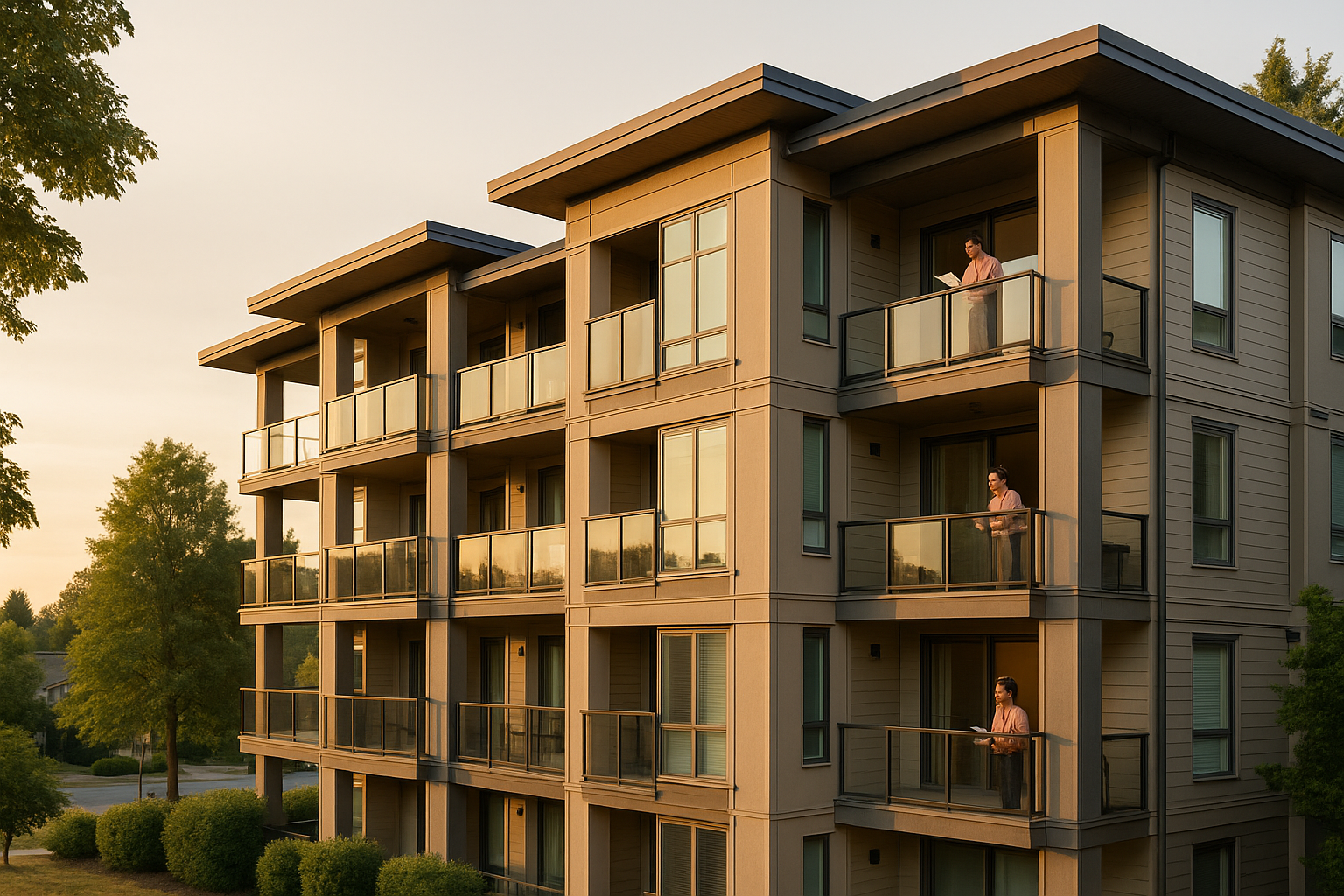 Modern condominium with insurance protection