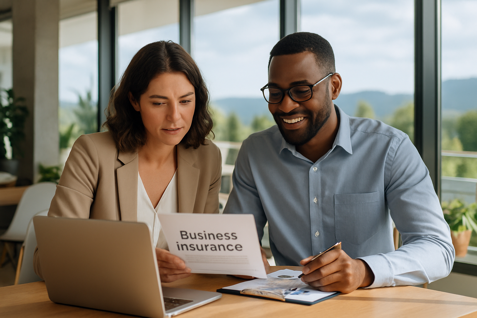 Business professionals in a meeting